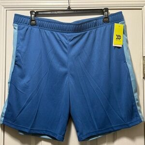 All in Motion Blue Men's Athletic Shorts
